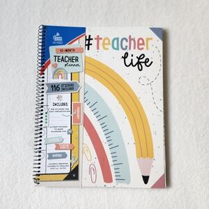 NEW! Colorful Teacher Planner with Stickers